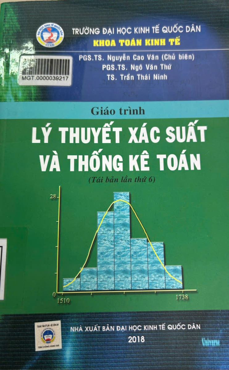 Giáo trình Lý thuyết xác suất và thống kê toán